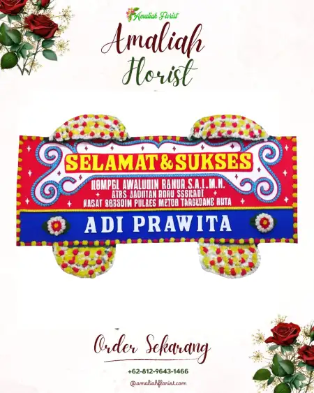 Papan Bunga Ucapan Selamat Sanguwatang